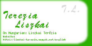 terezia liszkai business card